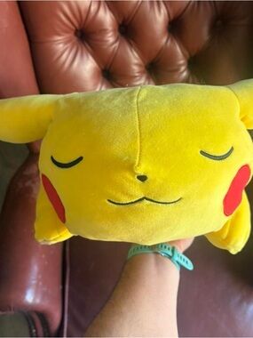 Pokémon Squishmallow Pikachu sleeping plush